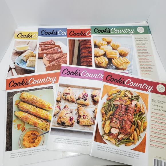 Cook's Country Magazine 2015 LOT of 7 Cooking Recipes - Picture 1 of 16